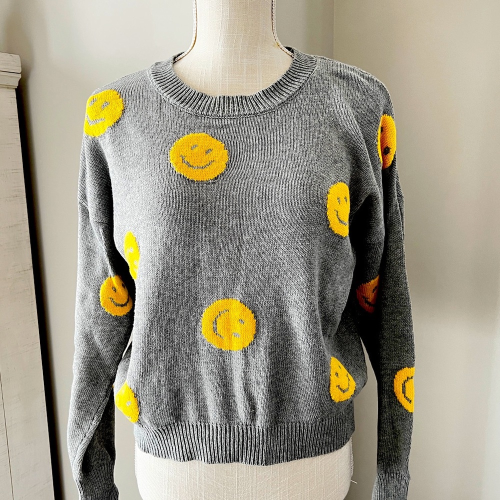 By together Smiley face sweater